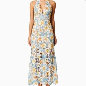 ELLIATT NESTING FLORAL LACE MAXI DRESS